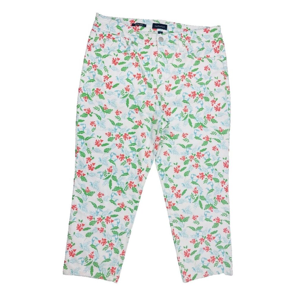 CHARTER CLUB BRISTOL CAPRI PANTS Tummy Slimming Size 14